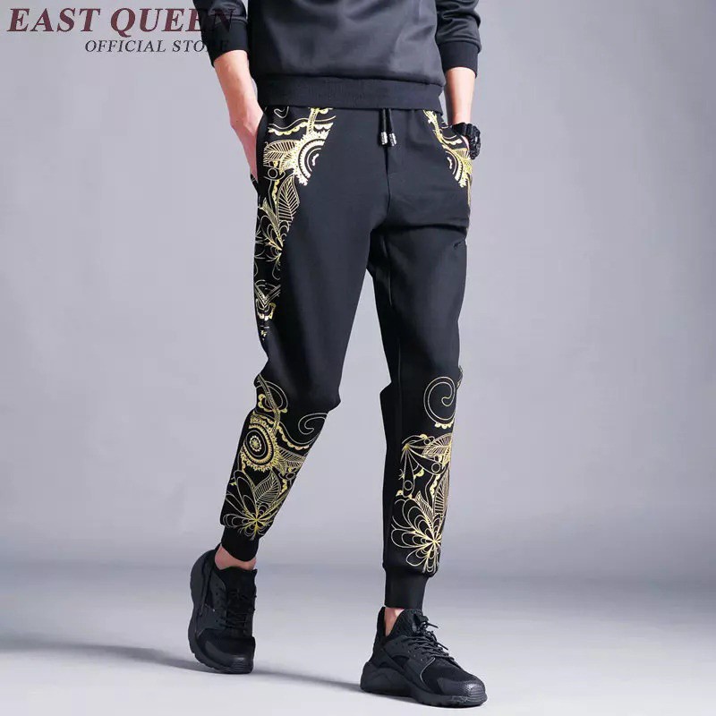 MR VERSUS Celana  jogger  pria  BATIK Bahan  fleece tebal 