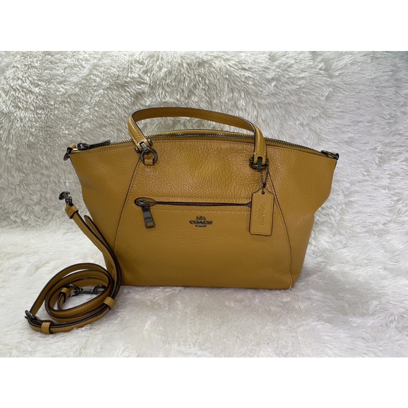 Tas Wanita Coach Prairie Satchel Yellow Mustard