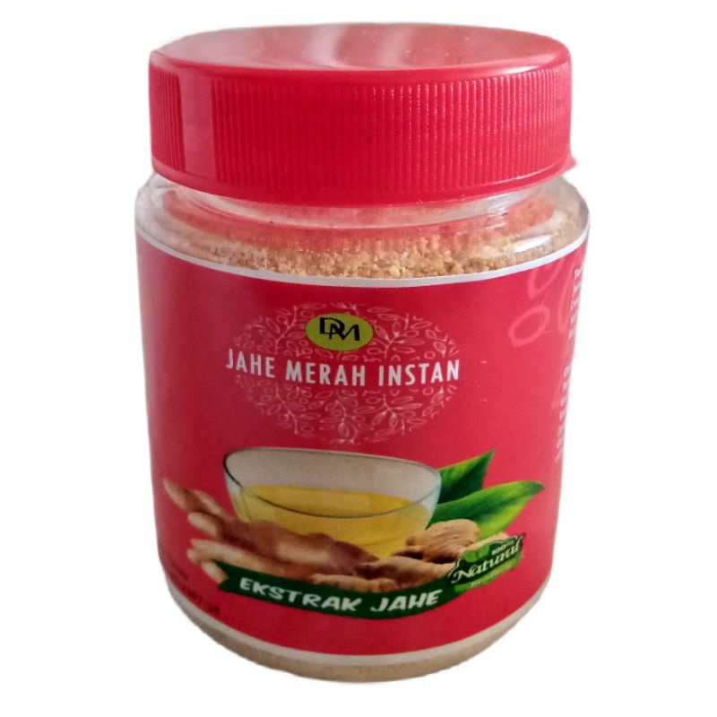 

minuman herbal jahe merah instan berat toples 150g asli original herbal tanpa bahan pengawet kimia