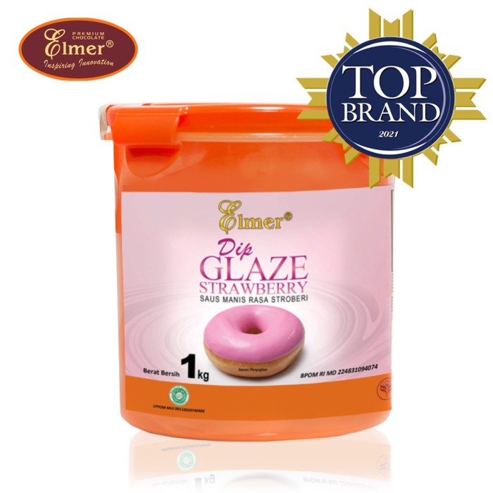 

(SUSE) Elmer Dip Glaze Strawberry 1 kg - New Packaging