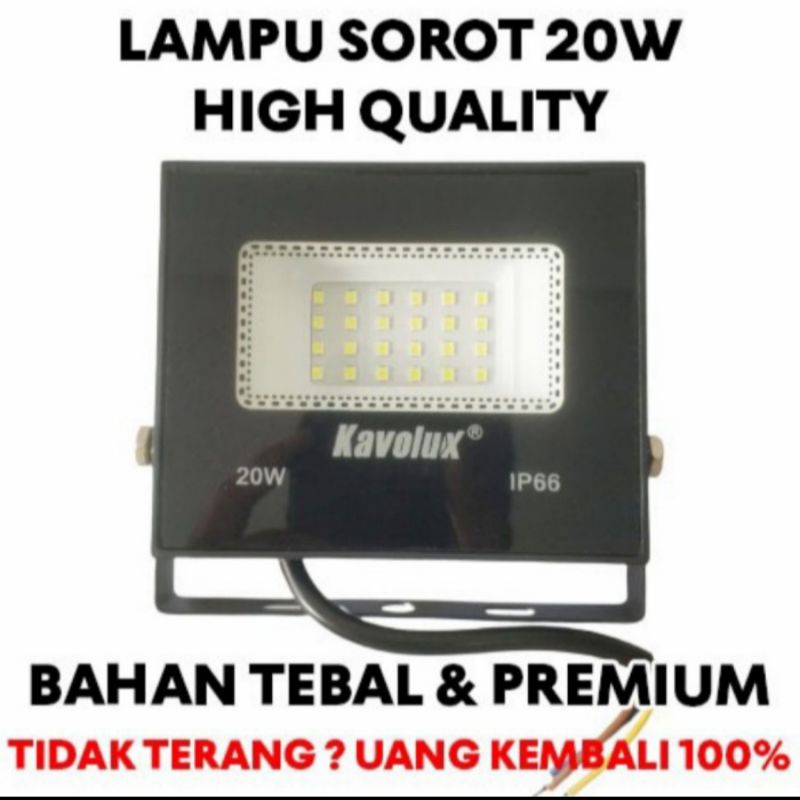 Lampu Sorot  LED SLIM 10W 20W / Outdoor / Taman / Tembak / Panggung / Lapangan -IBZ