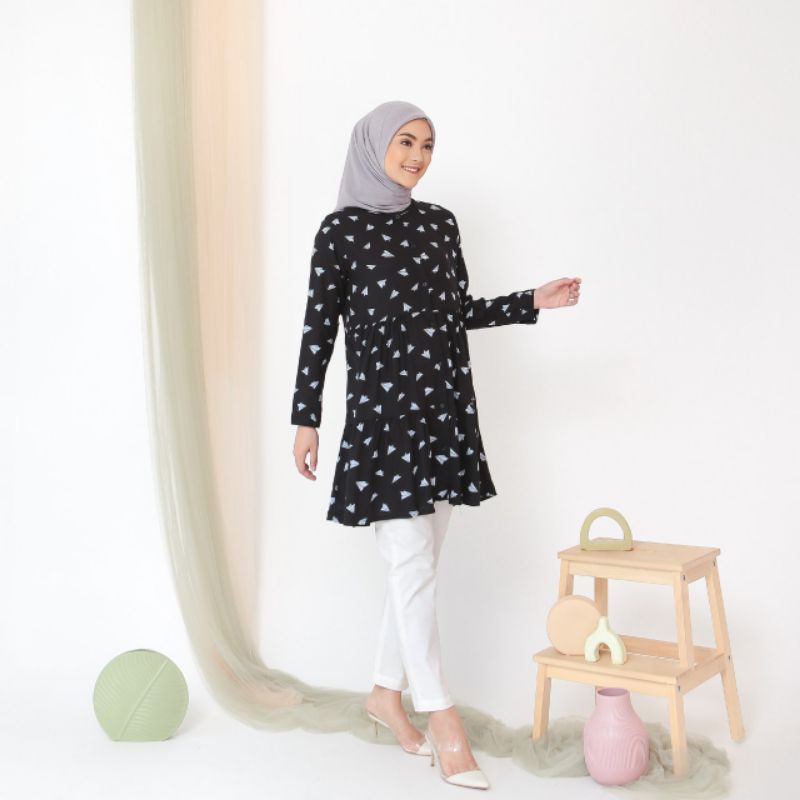 RUFFLE TUNIK RAYON PREMIUM BUSUI/TUNIK RAYON MOTIF