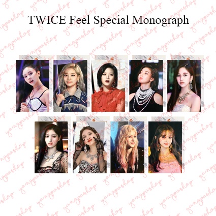 [READY / SET] TWICE FEEL SPECIAL MONOGRAPH TWIC PHOTOCARD UNOFFICIAL FANMADE YANGPASHOP TW SANA TZUY