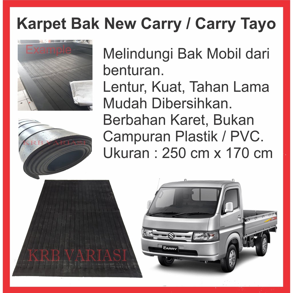 Karpet Alas Bak Mobil SUZUKI / NEW CARRY PICK UP Karpet Bak Murah