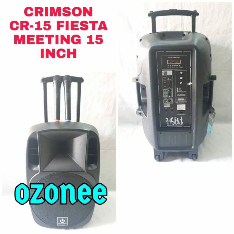 SPEAKER PORTABLE MEETING WIRELESS CRIMSON CR15 FIESTA 15 INCH