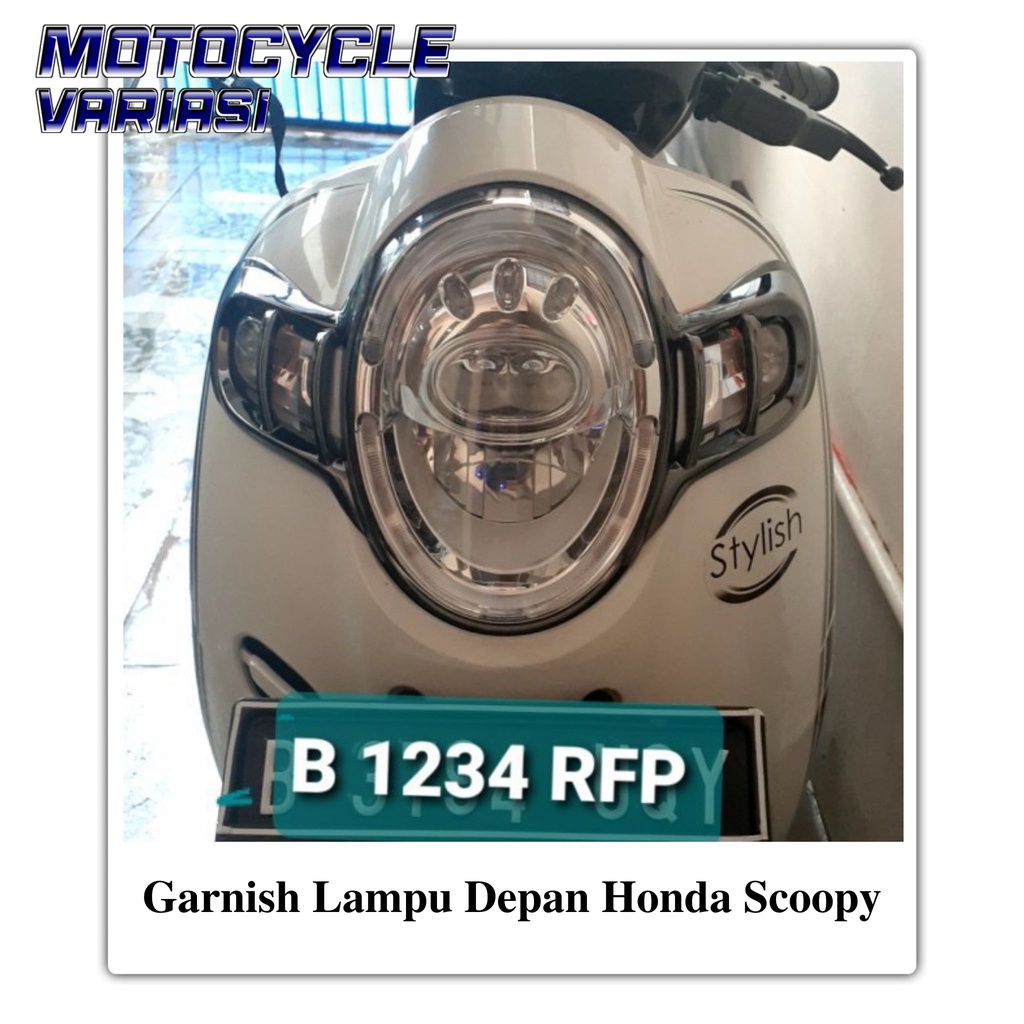 TGP Garnish lampu depan honda Scoopy