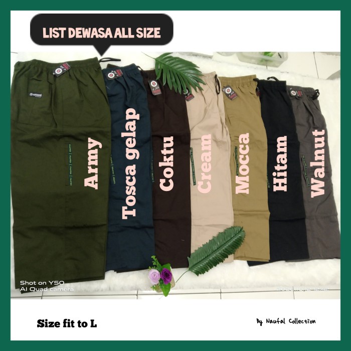 sirwal-celana- sirwal list dewasa/ celana murah - all size -celana-sirwal.