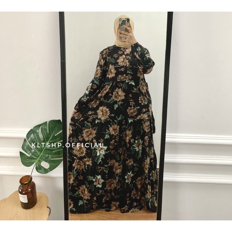 DRESS RAYON / DRESS SYAR’I / GAMIS SYARI / GAMIS PREMIUM-Gemi moca