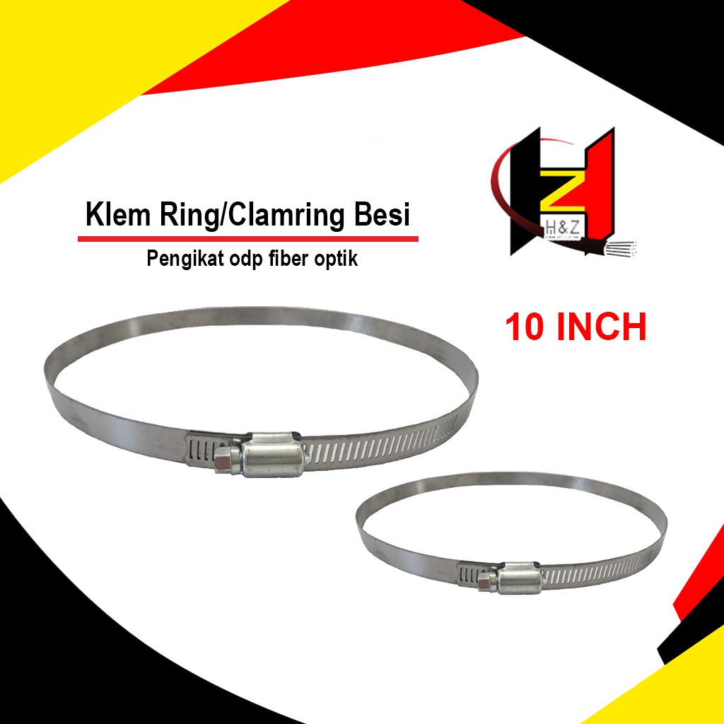 Klem Ring Cincin/clamring besi pengikat odp fiber optik (ukuran 10&quot;)10inc