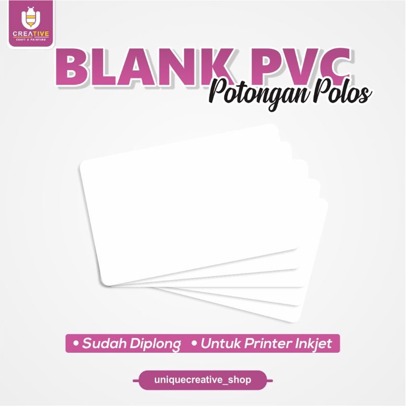 Blank PVC / Potongan Id Card / Id Card Polos