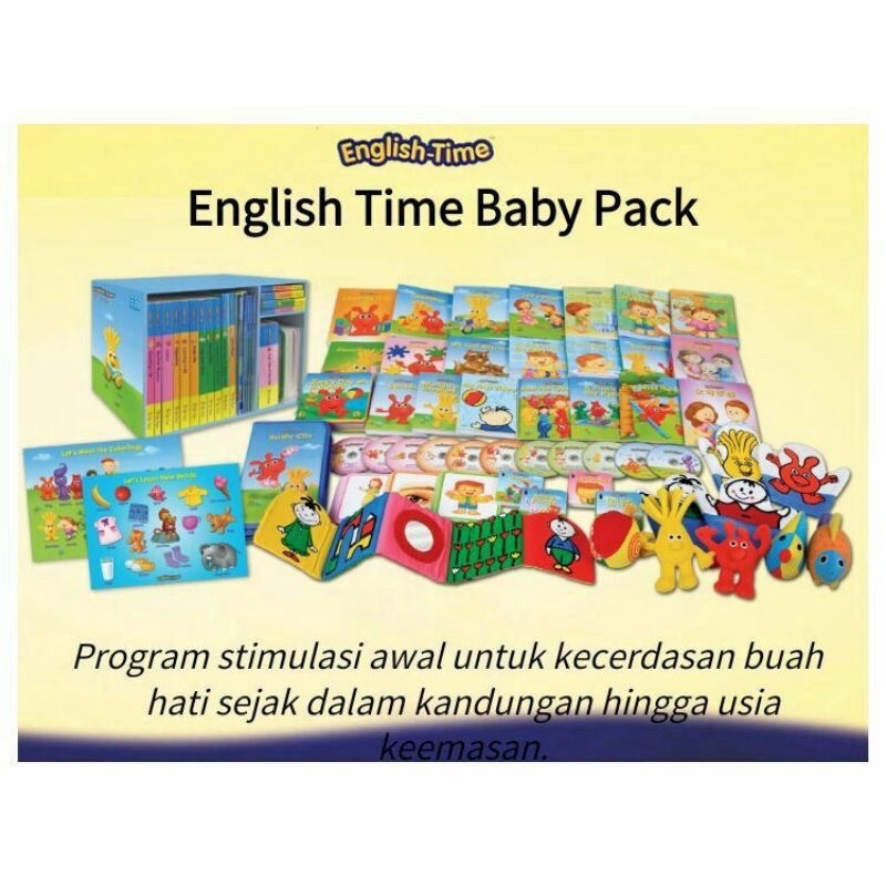 Buku English Time Baby Pack Untuk Stimulasi Kecerdasan Anak