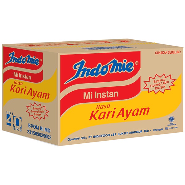 

INDOMIE MIE KARI AYAM 72 GR KARTON