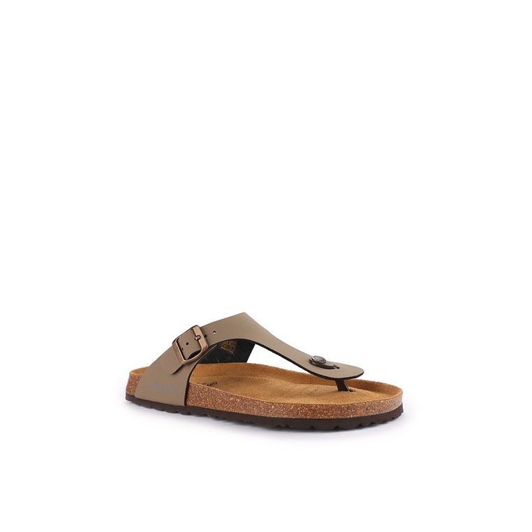 SANDAL JEPIT KULIT GRUNLAND PRIA ORIGINAL CASUAL ASLI COKLAT GRM02