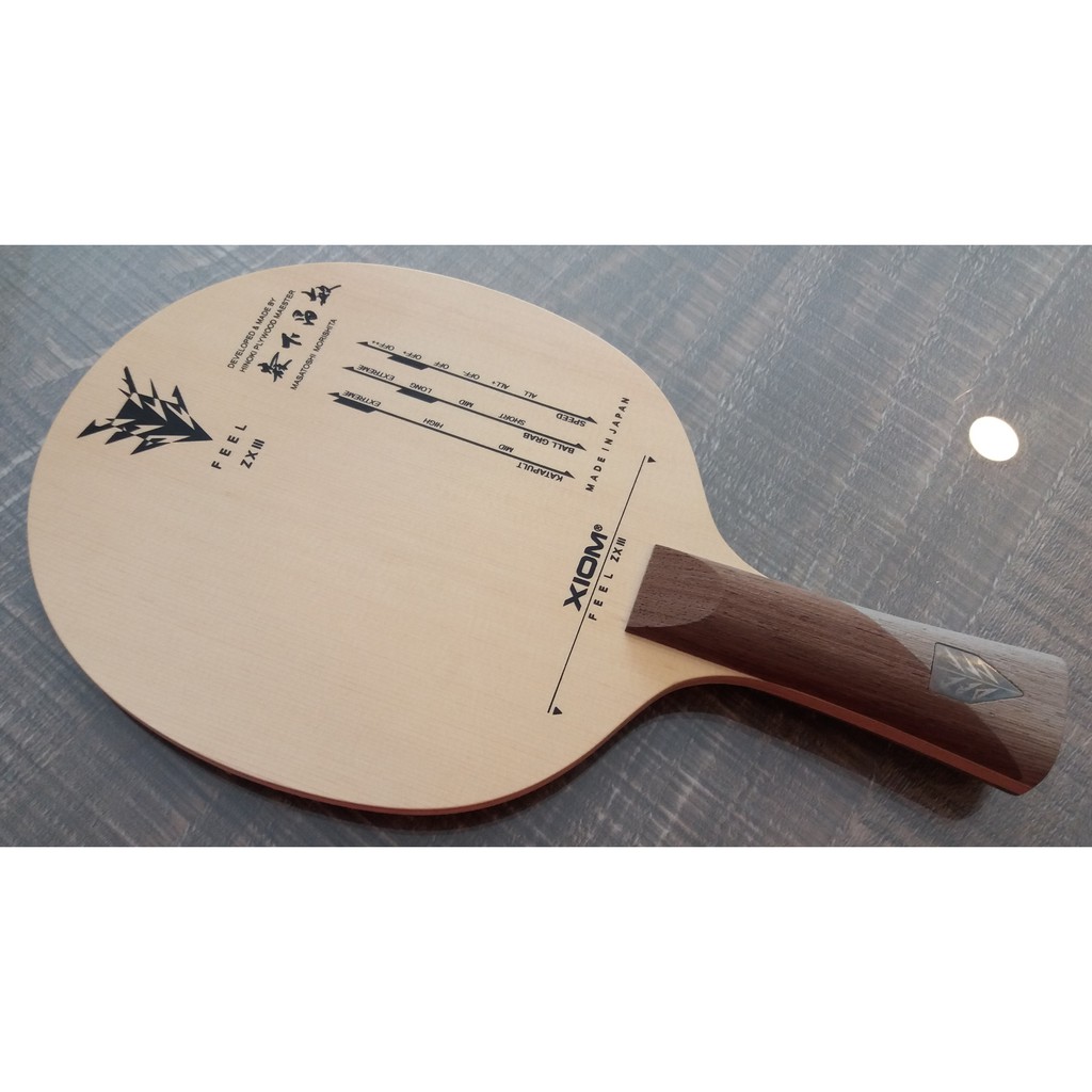 Xiom Feel ZX 3 - Blade/Kayu Pingpong Tenis Meja Bat Bet