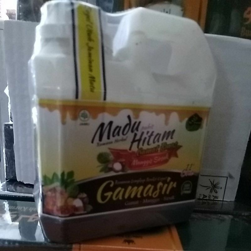 

madu hitam pahit gamat gold 500 gram gamasir 11 in one original