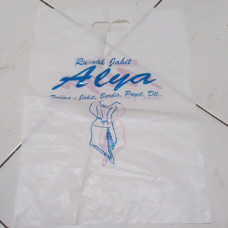 

Plastik sablon ukuran 25*35 isi 200 pcs, sablon bolak balik, cat sablon sesuai reguest