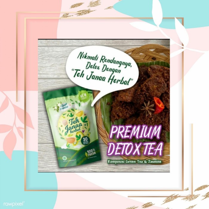 

B062D Teh Janna Herbal Tehjanna Pelangsing Penghancur Lemak Herbal Detox 054S