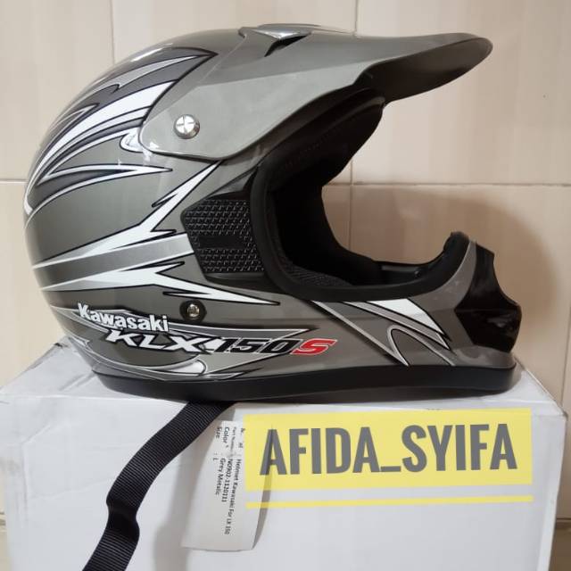 Helm klx ori kawasaki