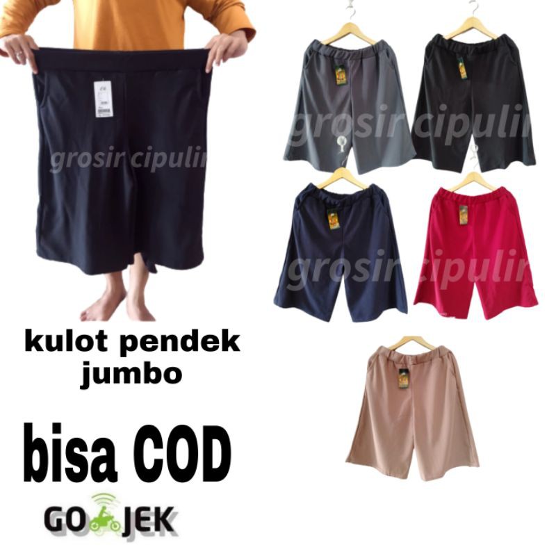 CELANA KULOT 7/8 JUMBO BAHAN CREPE
