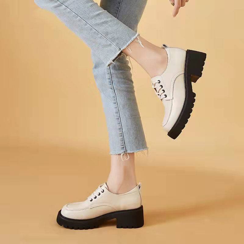 CaniKorea &quot;FREE BOX&quot; Oxford Boots Wanita Korea Boots Kulit Sepatu Import Kualitas Premium 9094