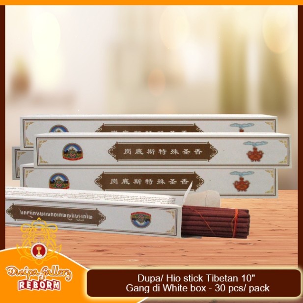 Dupa/ Hio stick Tibetan 10&quot; Gang di box - 30 pcs/ pack