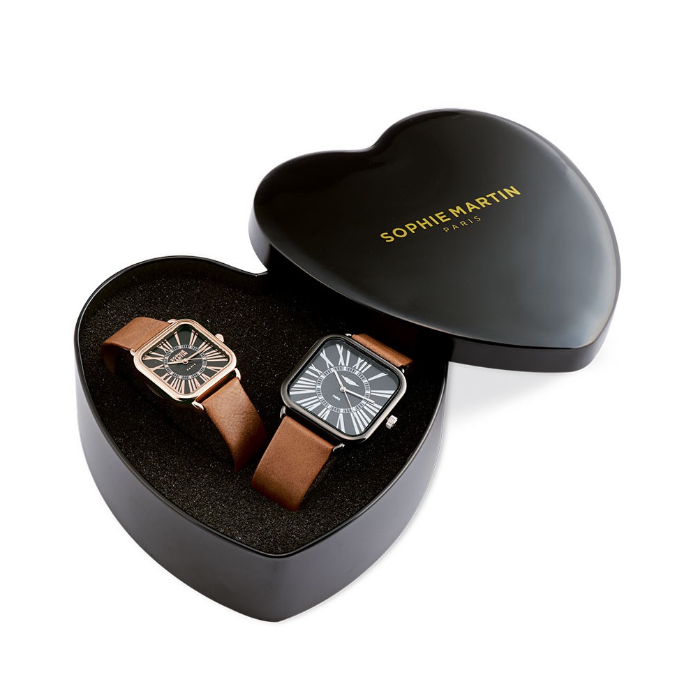 Jam Couple Sophie Martin Jam Jack & Rose Cpu110B7 Original Berkualitas Terbaik Cocok Untuk Kado