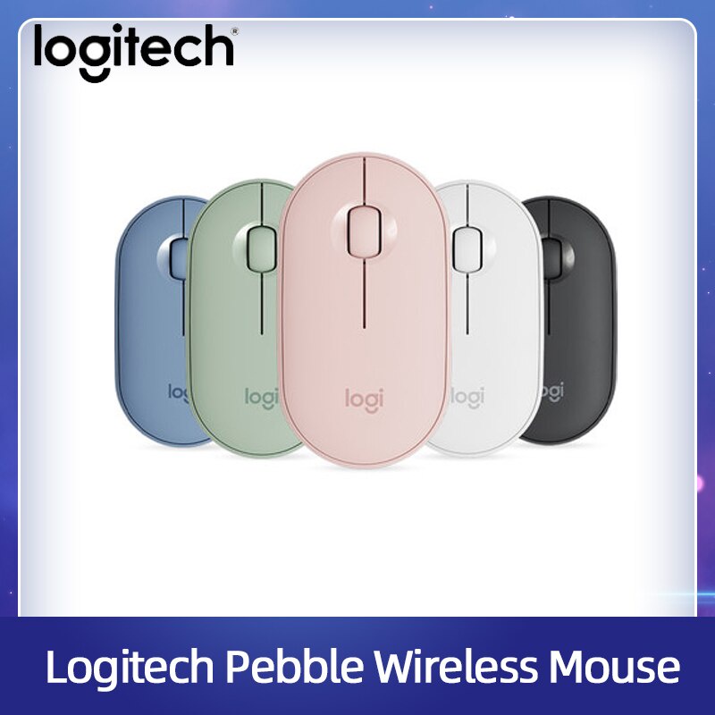 Logitech M350 Pebble Mouse Wireless BLUETOOTH Minimalis ORIGINAL  - 5 warna