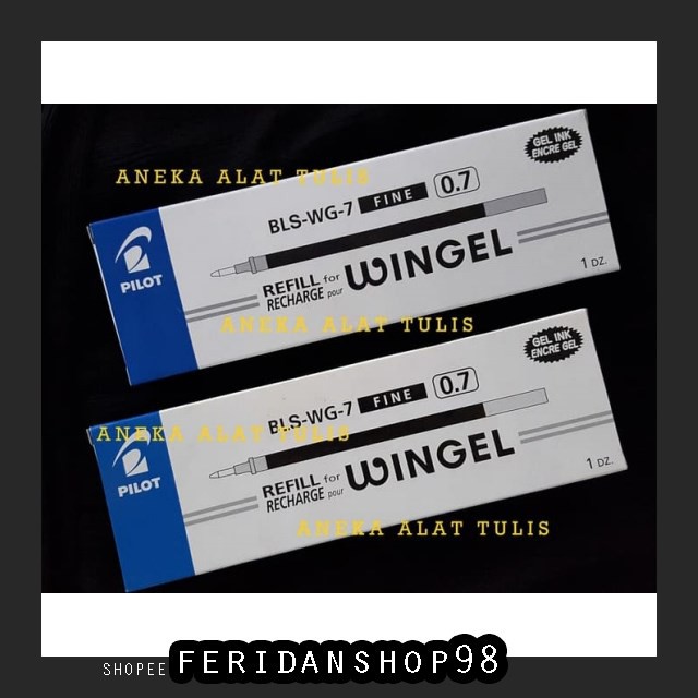 

FR69 PULPEN PILOT WINGEL REFILL BEST ISI ULANG PULPEN GEL PILOT - HITAM BY FERIDANSHOP98
