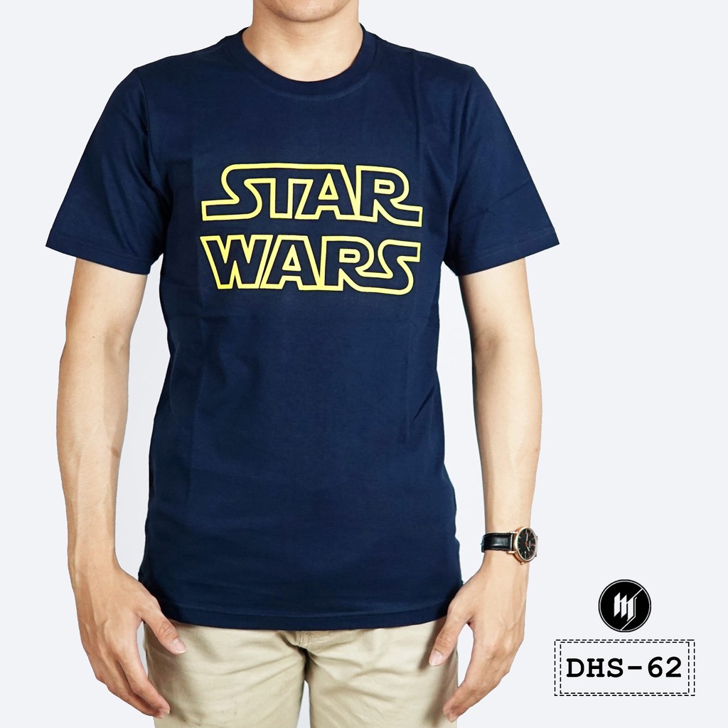 KAOS LOGO STAR WARS BIRU BCA Shopee Indonesia