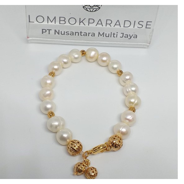 gelang mutiara gelang mutiara air tawar asli lombok gelang mutiara kristal gelang mutiara lombok ori