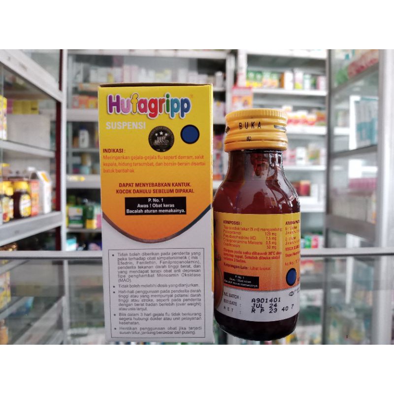 HUFAGRIP FLU &amp; BATUK SIRUP 60 ML - ED 09/2025