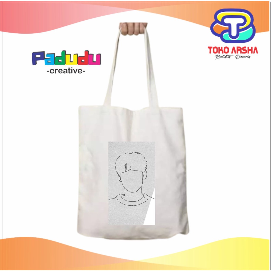 Tas Tote Vintage heuning kai txt Aesthetic Resleting Totebag Wanita toko_arsha