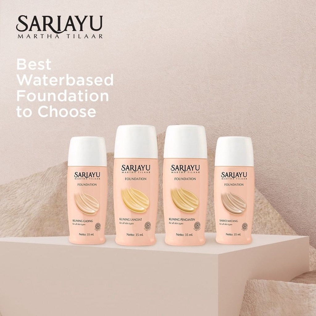 ★ BB ★ Sariayu Liquid Foundation (Alas Bedak) 35ml - Sari Ayu