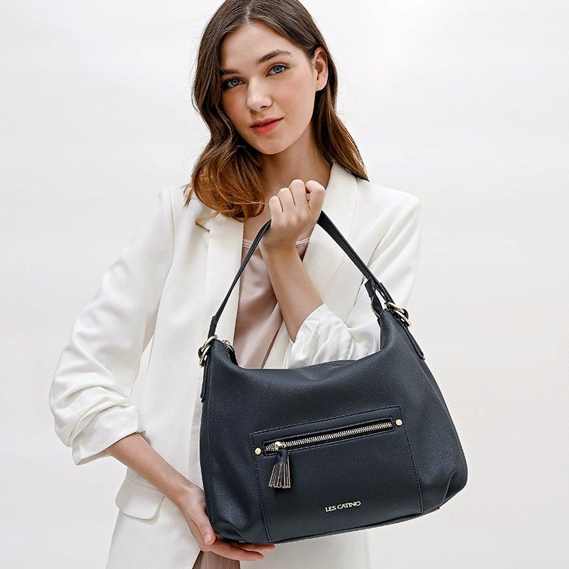 LES CATINO DAMIANA HOBO BLACK