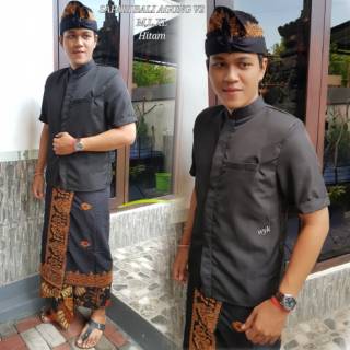 BAJU SAFARI BAJU KOKO PAKAIAN  ADAT  BALI  100 ORIGINAL 