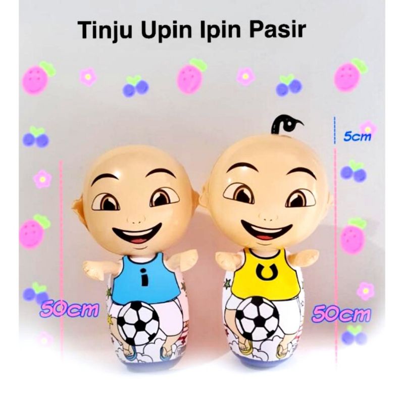 Mainan Boneka Tinju Tiup Karakter Uupin Iipin Doraeemon Bebek Kuning Hello Kittie Spydermen