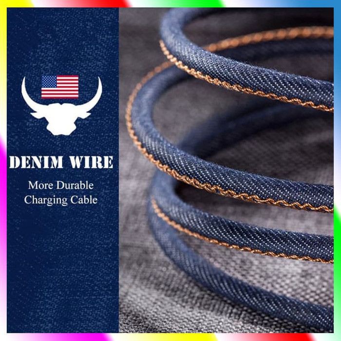 JOYSEUS Micro USB Cable 2.4A Cowboy Gold Braided Cable 120CM-KB0002