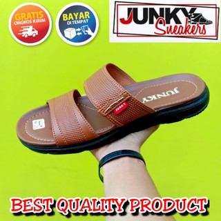  SANDAL  SELOP  JUNKY JS 001 ORIGINAL PRIA  SANDAL  SLIDE KEREN  