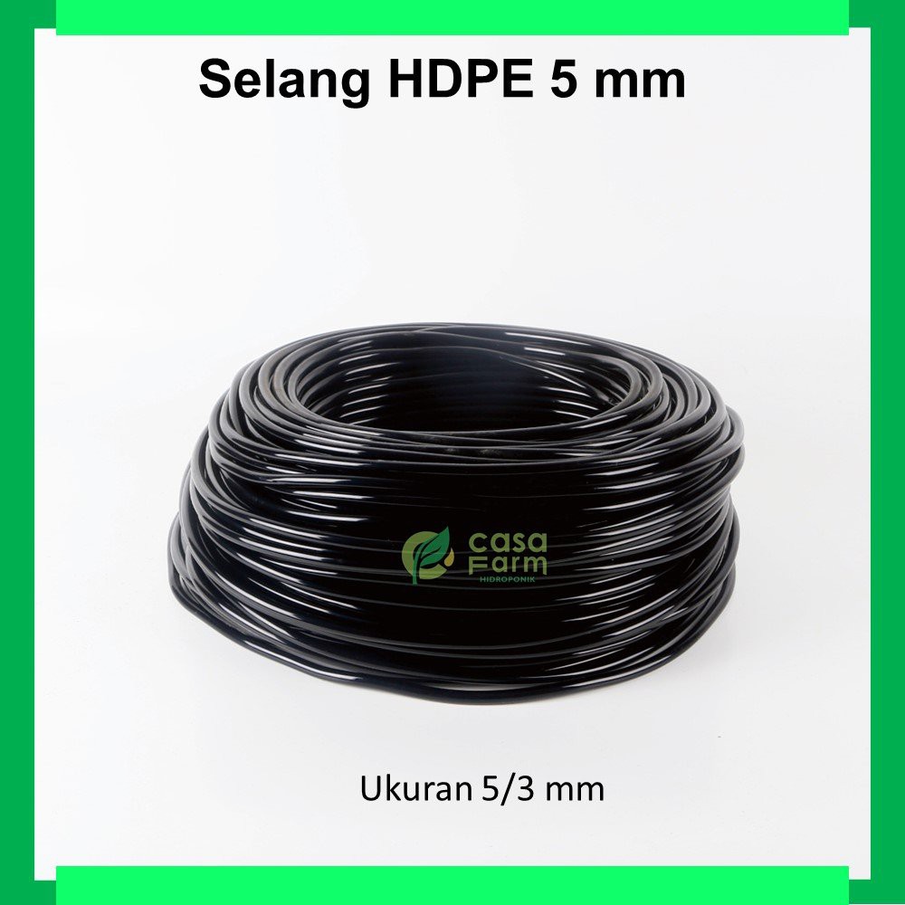 Jual Selang Hdpe Mm Hidroponik Sistem Drip Irigasi Tetes Fertigasi