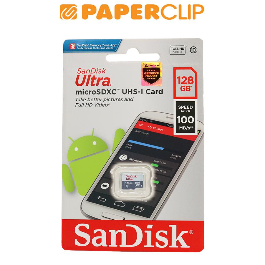 SANDISK MICROSD128GB C10 100MB