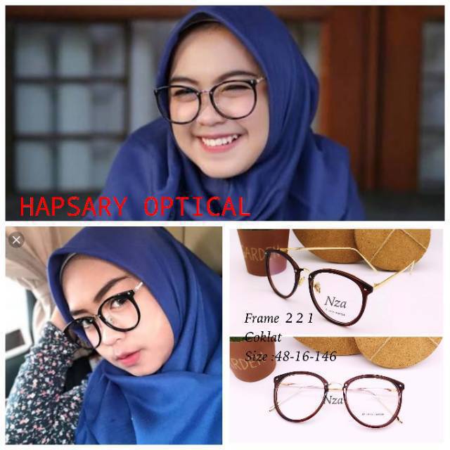 Frame Kacamata Wanita, Kaca mata Anti Radiasi, Kacamata Ne 2473, Kaca mata Minus, Kacamata Fashion