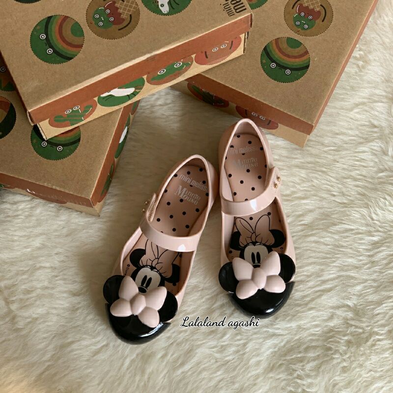 Sepatu minimel minnie mouse PINK/sepatu anak disney/sepatu melissa disney/sepatu baby minnie