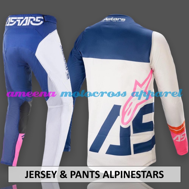 Jersey Custom Nama - Jerseyset Stelan - Jersey Celana Motocross - Jerseyset Stelan - Jersey Trail - Jersey Pants MX Adventure - Jersey Premium -AS019