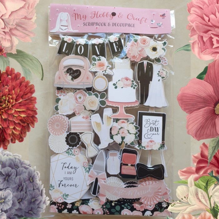 

Sticker Handmade 3D "Just Married (2)