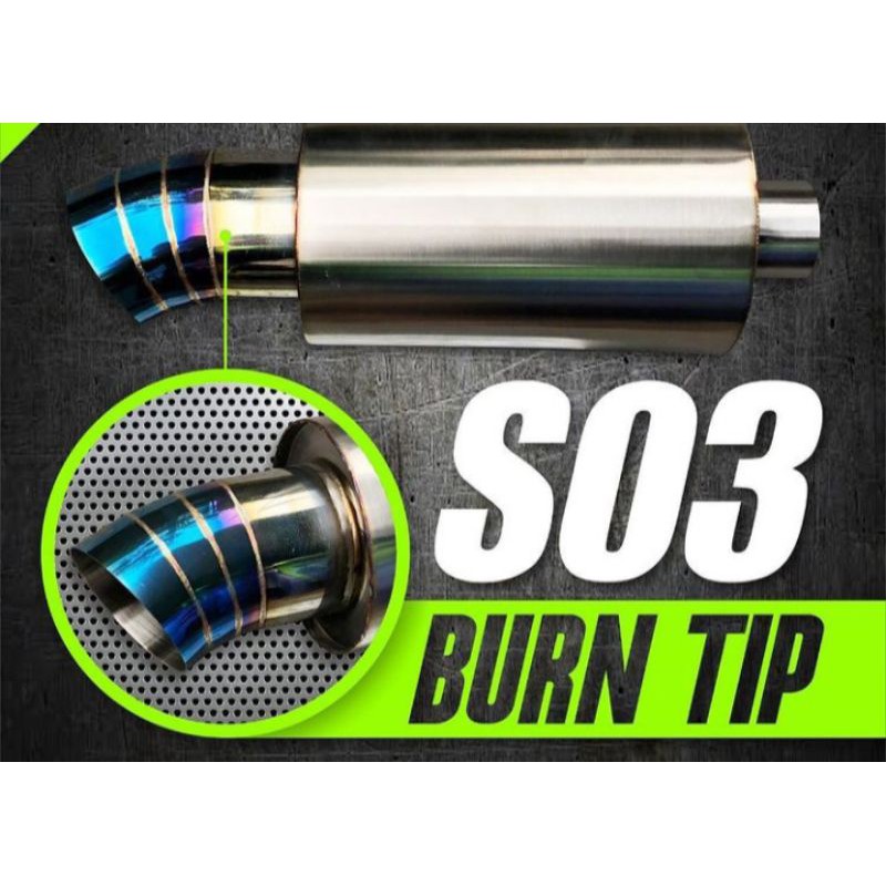 COD | Terlaris Knalpot Mobil Alpino S03 - S03 BURNTIP Murah Promo Diskon Original