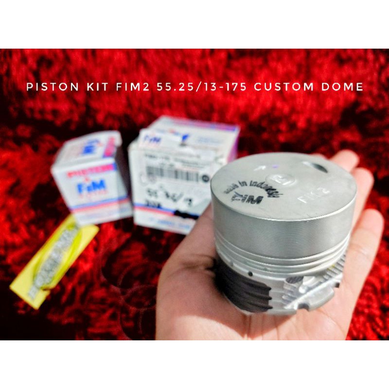PISTON KIT FIM2 DIAMETER 55.25 PIN 13 CUSTOM DOME - BOYRENK RACING CONCEPT