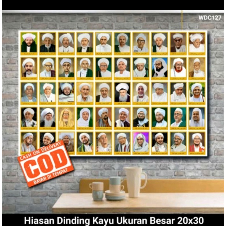 hiasan dinding Poto kayu, PARA HABAIB POSTER ULAMA HABIB