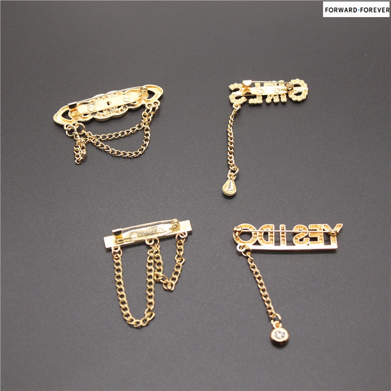 Vintage fashion scarf buckle ladies brooch M70005
