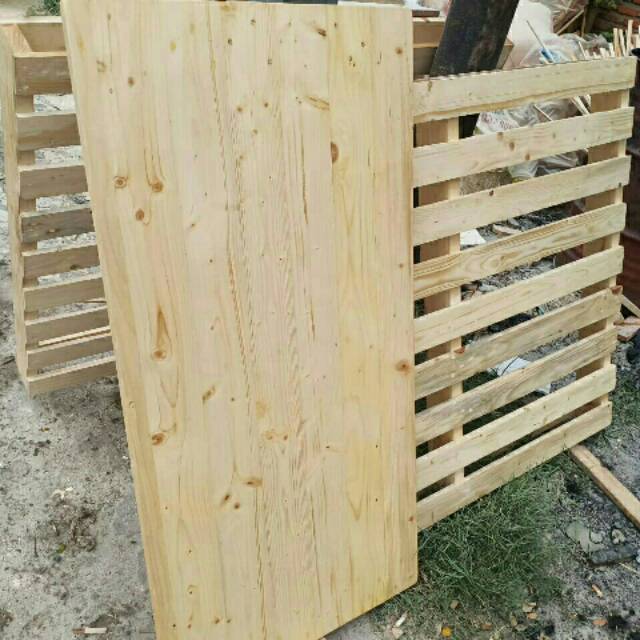 PAPAN KAYU JATI BELANDA 120X40X2 SUDAH DI VERNIS