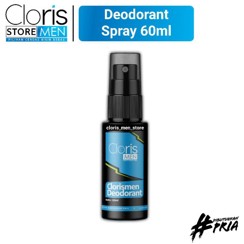 CLORIS MEN DEODORANT | CLORIS DEODORAN | CLORISMEN | DEODORAN SPRAY| CLORIS | BEBAS BAU BADAN